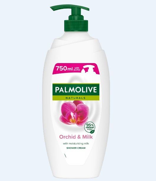 Гель-крем для душу Palmolive Натурель Розкішна м'якість Чорна орхідея і зволожуюче молочко 750 мл