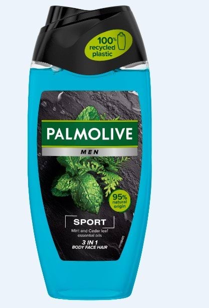 Гель-шампунь Palmolive Men Спорт Відновлюючий чоловічий 3 в 1 для тіла, обличчя та волосся 250 мл