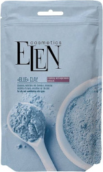 Глина голубая ELEN cosmetics с экстрактом шалфея и розмарина 40 г
