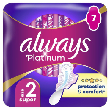 Гигиенические прокладки Always Platinum Super Размер 2 7 шт