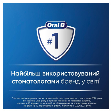 Електрична зубна щітка Oral-B Pro Series 1 Чорна + Футляр фото 4