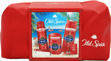 Набор Old Spice Captain аэрозольный дезодорант 150 мл + Дезодорант-стек 50 мл + Гель для душа 250 мл