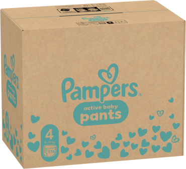 Підгузки-трусики Pampers Active Baby Pants Розмір 4 (9-15 кг) 176 шт фото 1