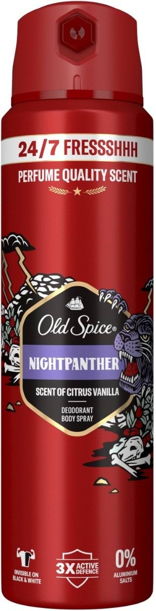 Аерозольний дезодорант Old Spice Nightpanther, 150 мл
