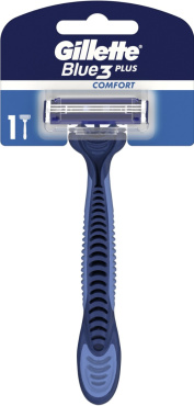 Gillette Станок мужской одноразовый BLUE 3 Плюс Комфорт 1шт, 3 лезвия