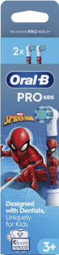 Насадки Oral-B Kids для електричної зубної щітки Людина-павук 2 шт фото 1