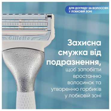 Змінні картриджі для гоління жіночі Gillette Venus Satin Care, 3 шт фото 3