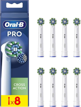 Насадки для электрической зубной щетки Oral-B Pro Cross Action 8 шт.
