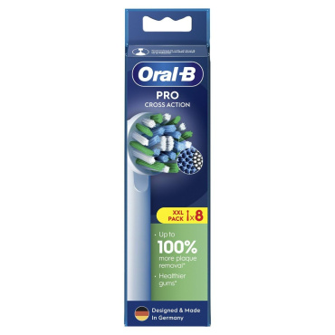 Насадки для електричної зубної щітки Oral-B Pro Cross Action, 8 шт фото 1