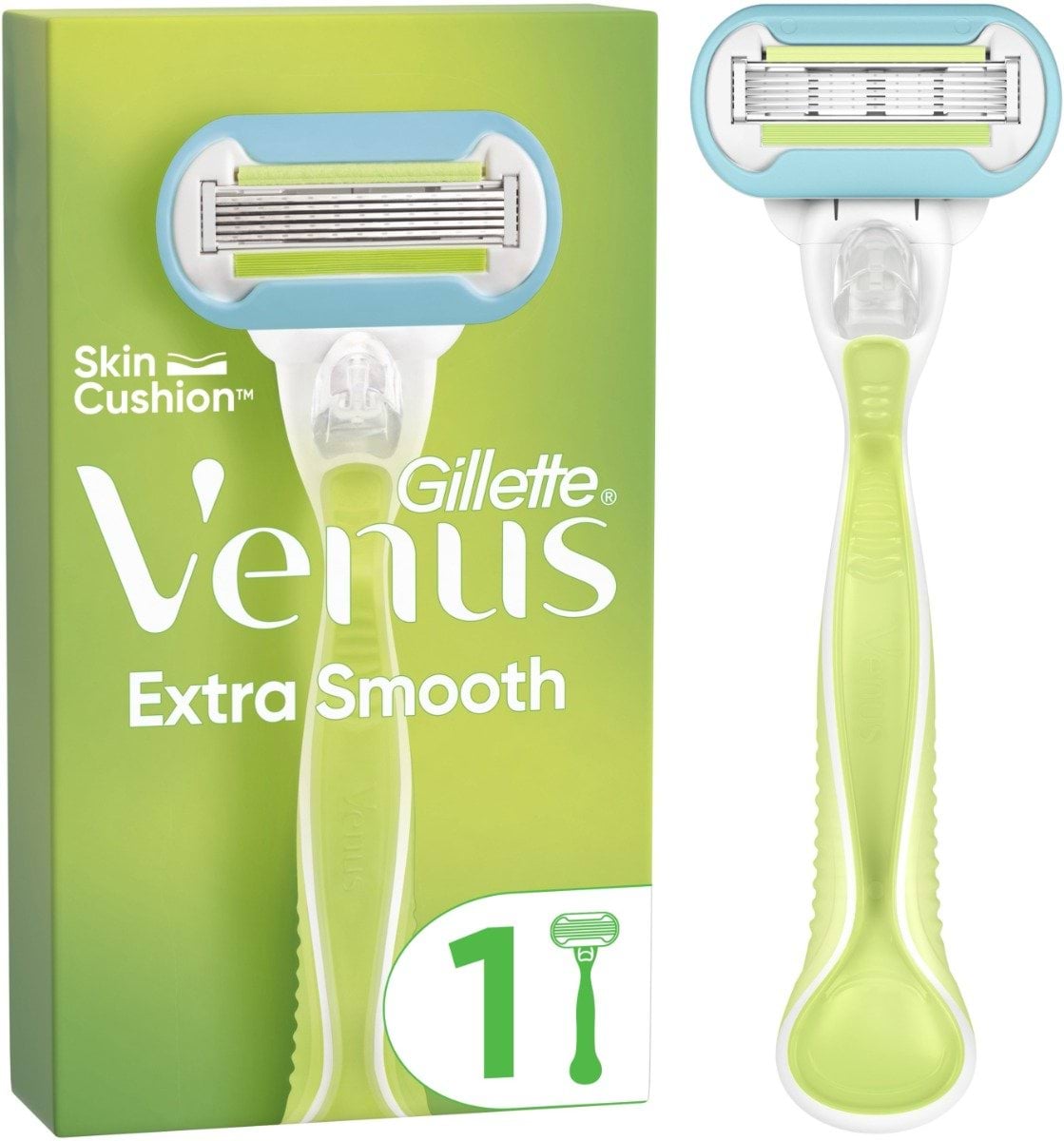 Станок для гоління жіночий Venus Extra Smooth з 1 змінним картриджем