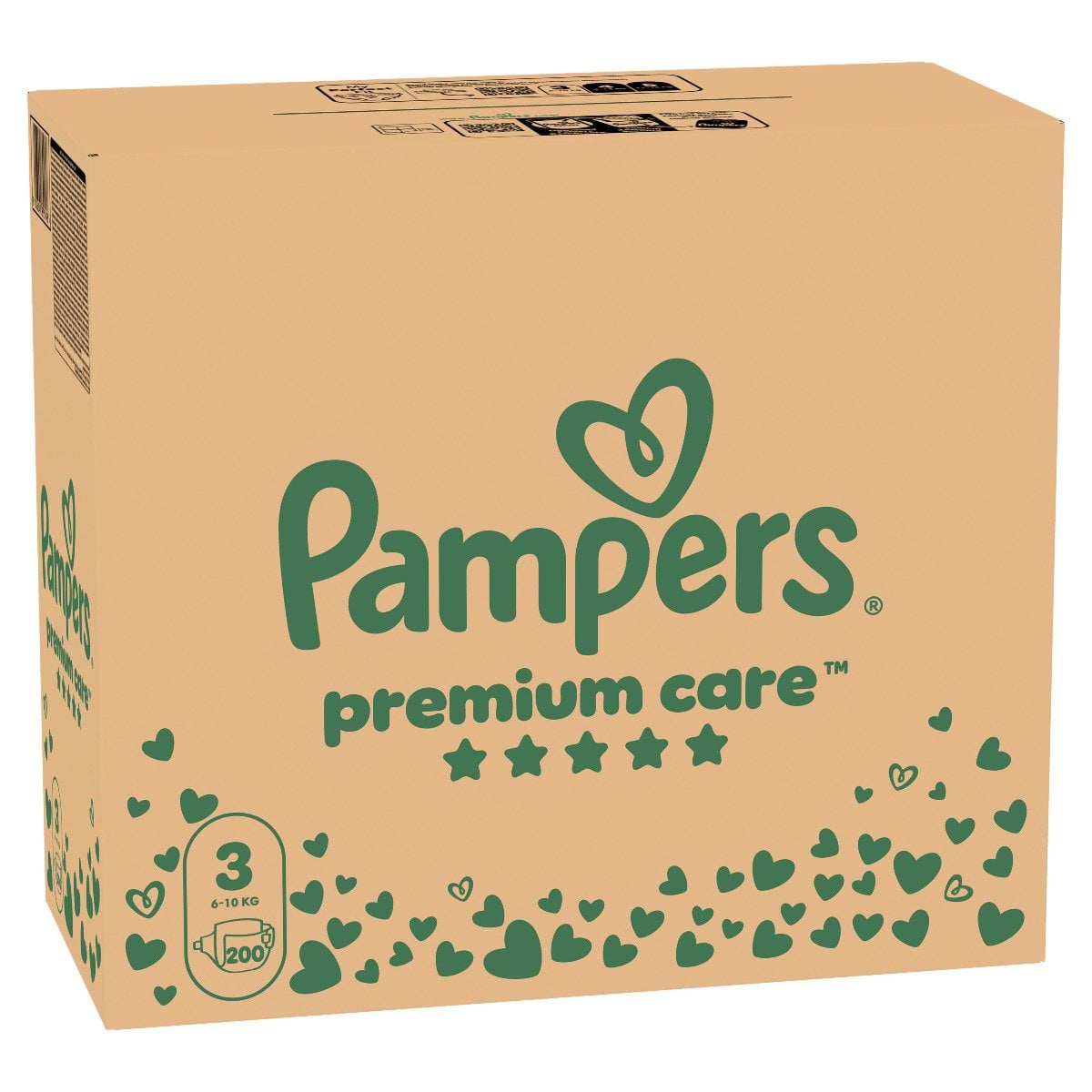Підгузки Pampers Premium Care Розмір 3 (6-10 кг), 200 шт