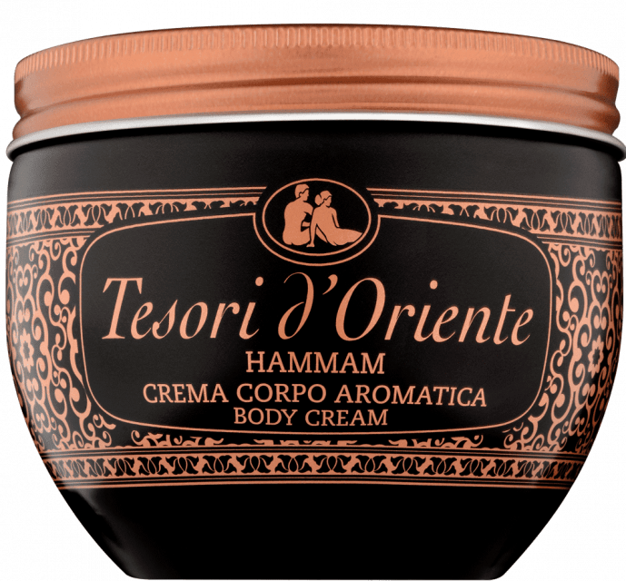 Парфумований крем для тіла Tesori d'Oriente Hammam з олією аргани та апельсиновим цвітом, 300 мл