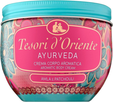 Крем для тіла Tesori d'Oriente з оліями амли та пачулі Ayurveda, 300 мл