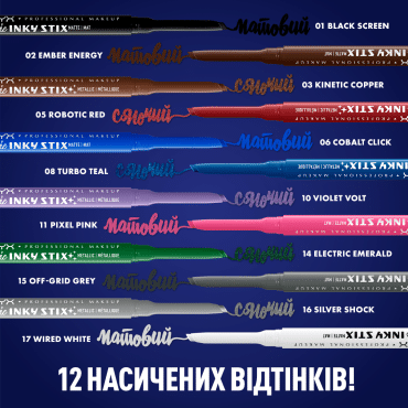 Водостойкая крем-гель подводка для век NYX Professional Makeup Epic Inky Stix 01, 1 г фото 2