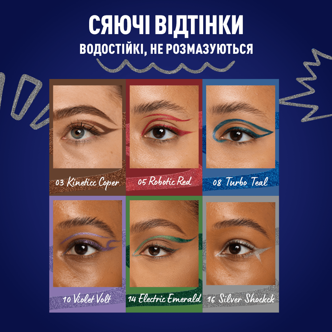 Водостійка крем-гель підводка для повік NYX Professional Makeup Epic Inky Stix 02, 01 г фото 3