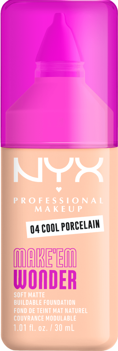Тональная основа для лица NYX Professional Makeup Make'em Wonder 04, 30 мл