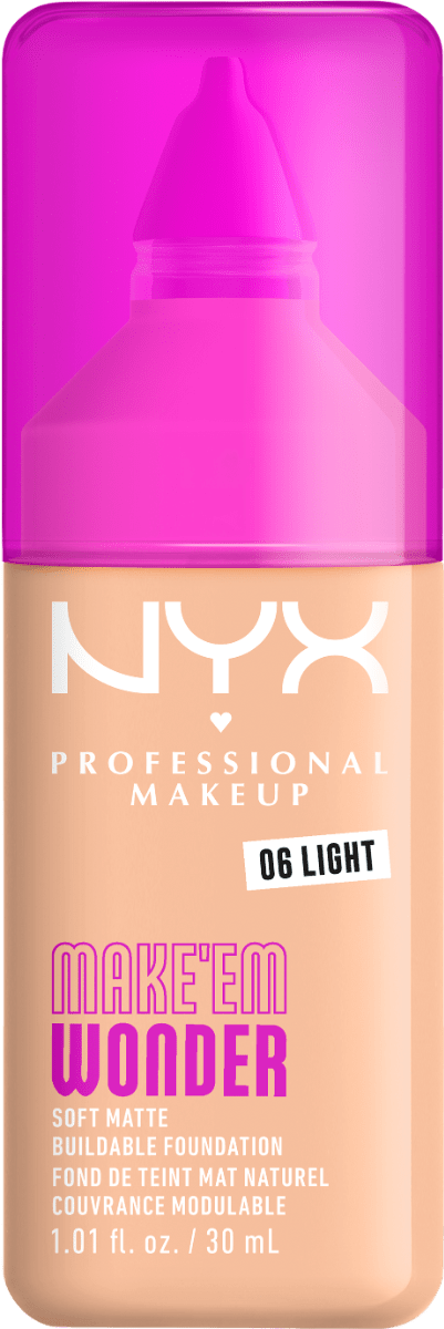 Тональная основа для лица NYX Professional Makeup Make'em Wonder 06, 30 мл