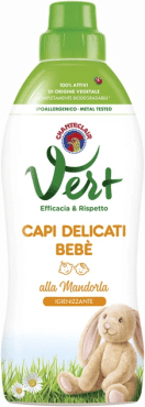 Гель для стирки ChanteClair для детских деликатных тканей аромат сладкого миндаля VERT 750 мл