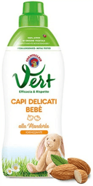 Гель для стирки ChanteClair для детских деликатных тканей аромат сладкого миндаля VERT 750 мл фото 1