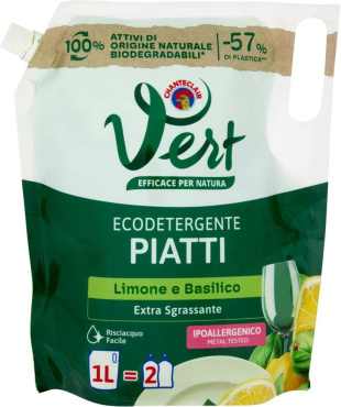 Средство для мытья ChanteClair Vert Limone e Basilico запаска 1 л