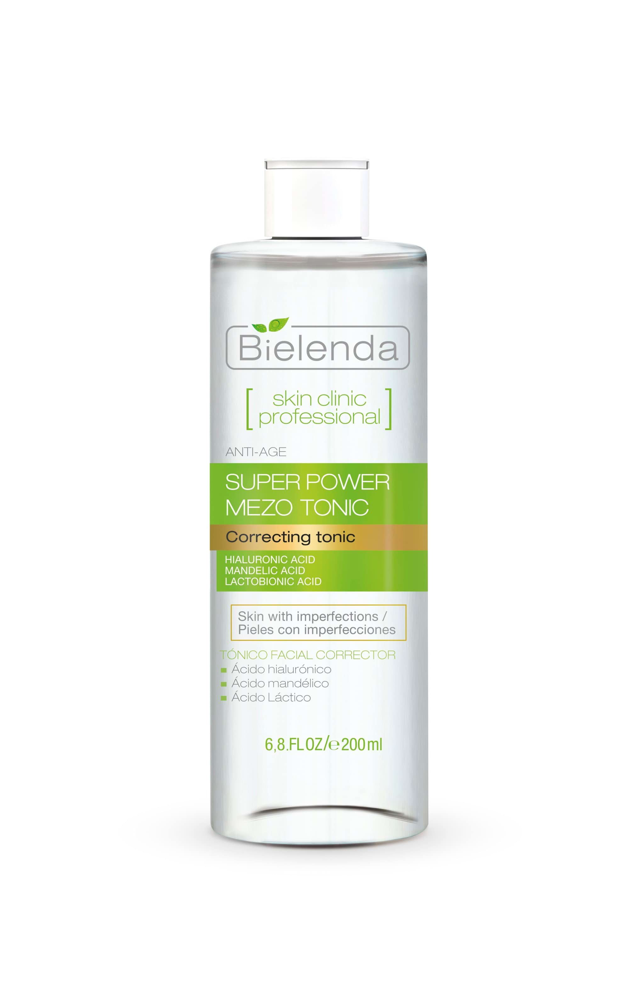 Тонік для обличчя Bielenda коригуєючий із мигдальною кислотою Skin Сlinic Рrofessional, 200 мл