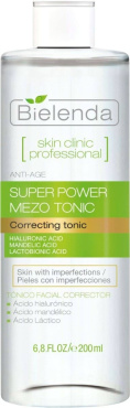 Тонік для обличчя Bielenda Skin Сlinic Рrofessional з мигдальною та лактобіоновою кислотою 200 мл
