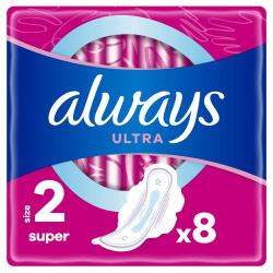 Гігієнічні прокладки Always Ultra Super (Розмір 2) 8 шт