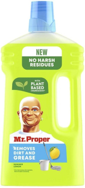 Універсальний засіб MR PROPER Лимон для миття підлоги та стін 1 л фото 1