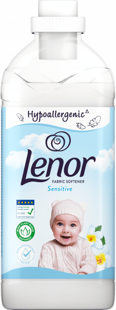 Кондиціонер для білизни Lenor Sensitive гіпоалергенний для чутливої шкіри 1.6 л