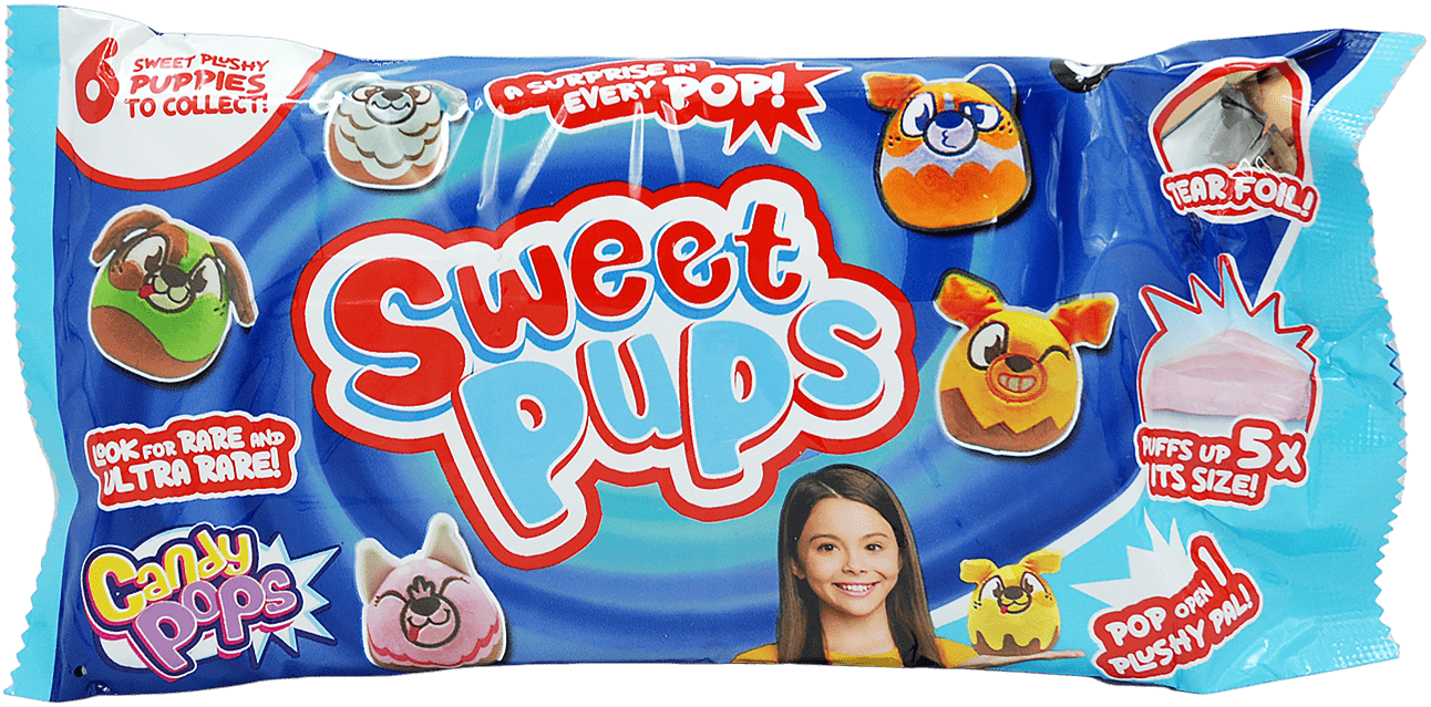 М’яка іграшка Candy Pops "Солодкі цуценята" 1 шт