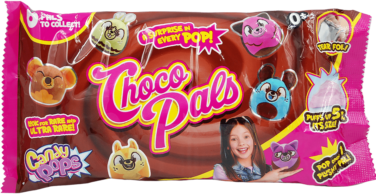 М’яка іграшка Candy Pops "Шоколадні друзі" 1шт