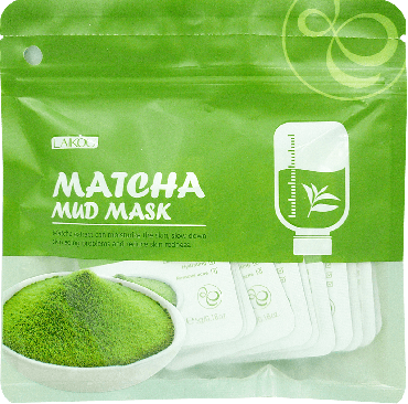 Набір масок для обличчя Laikou, очищення, з екстрактом зеленого чая, 5 г*12 шт