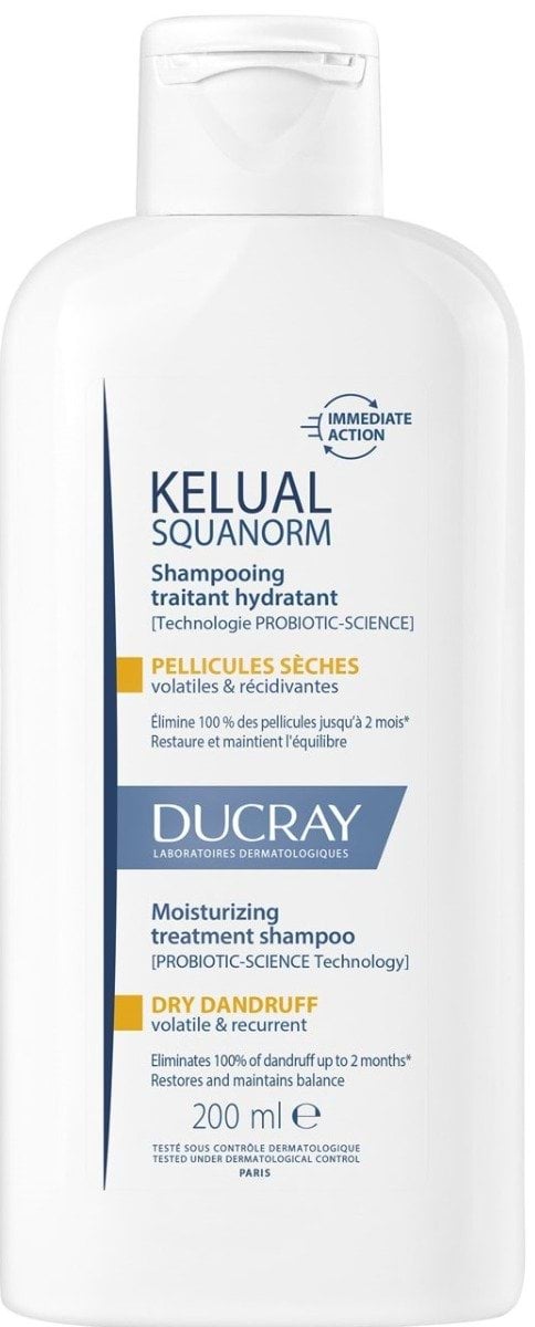 Шампунь проти сухої лупи Ducray Elution Rebalancing Shampoo 200мл