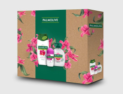 Набор Palmolive Натурель Орхидея (дезодорант ролл, 50 мл+мыло для рук жидкое, 300 мл+гель для душа, 250 мл)