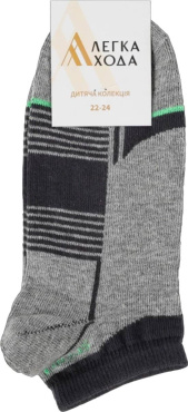 Детские носки Легка хода 9399, 22-24 р серый меланж