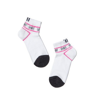 Шкарпетки дитячi ACTIVE 13С-34СП, р.20, 316 білий-рожевий фото 1
