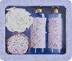 Набор подарочный для ванны Vintage floral 4 компонента (гель/душа 250мл+ лосьон д/тела 110мл+пена)
