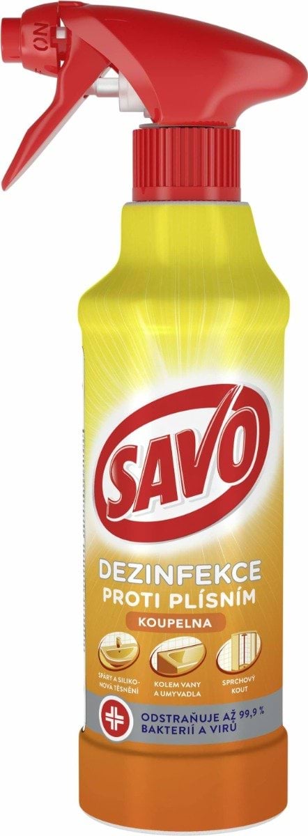 Спрей для догляду за ванною Savo Проти цвілі 500 мл (8594005396746)
