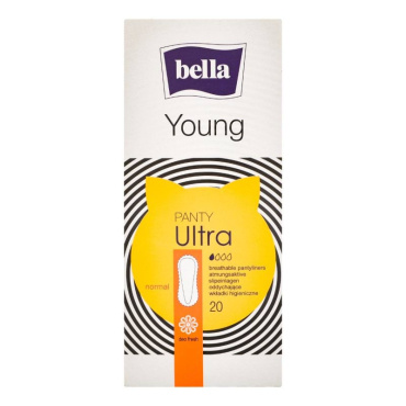 Прокладки щоденні Bella Panty ultra Young Yellow, 20 шт