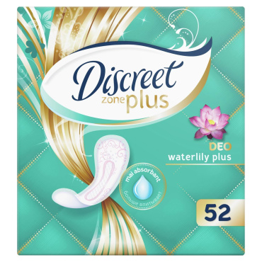 Прокладки ежедневные Discreet Deo Water Lily Plus, 52 шт фото 1