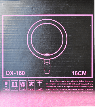 Кольцевая лампа светодиодная + штатив и съемный шарнир Ring Fill Light QX-160 фото 5