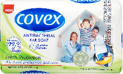Мыло жесткое антибактериальное Covex Fresh Protection, 115 г
