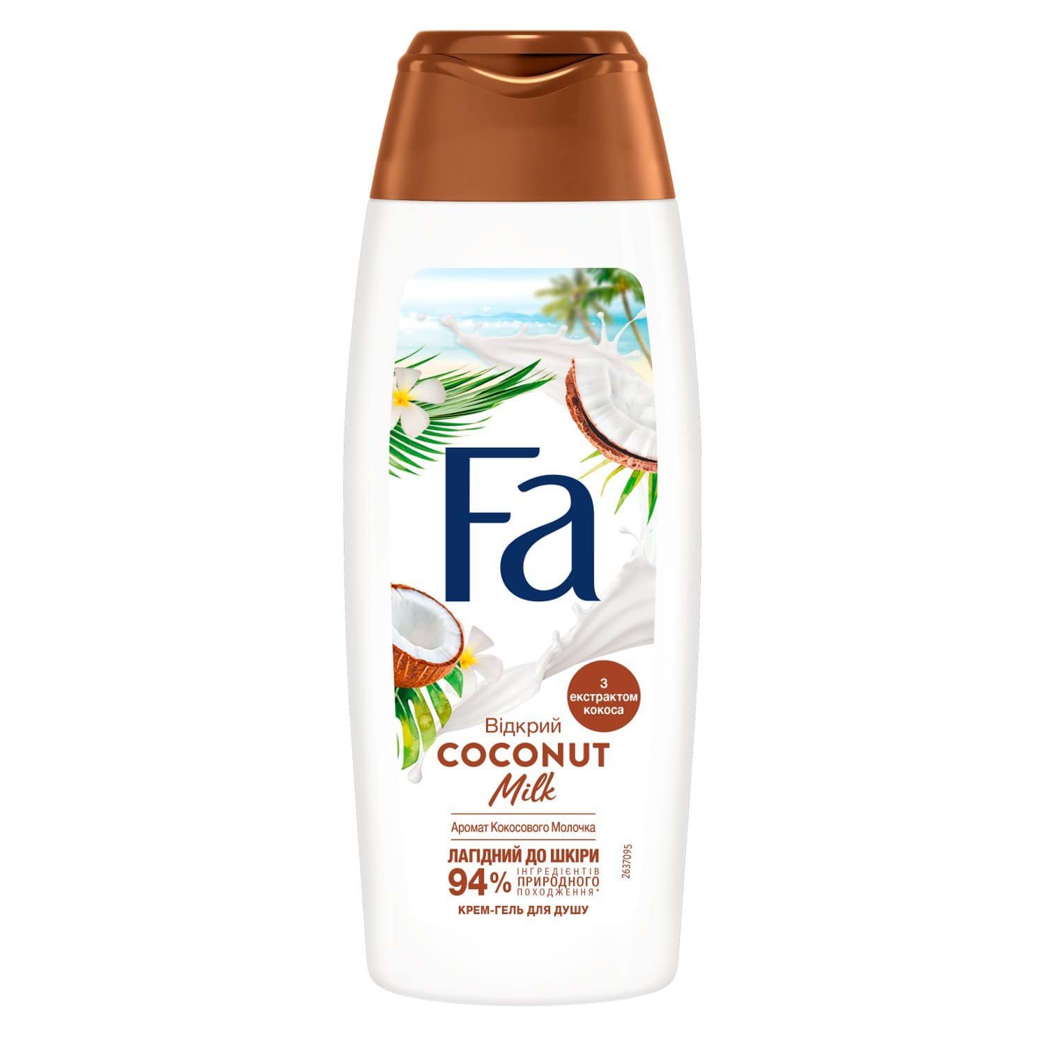 Крем-гель для душу Fa Coconut Milk з екстрактом кокоса 250 мл