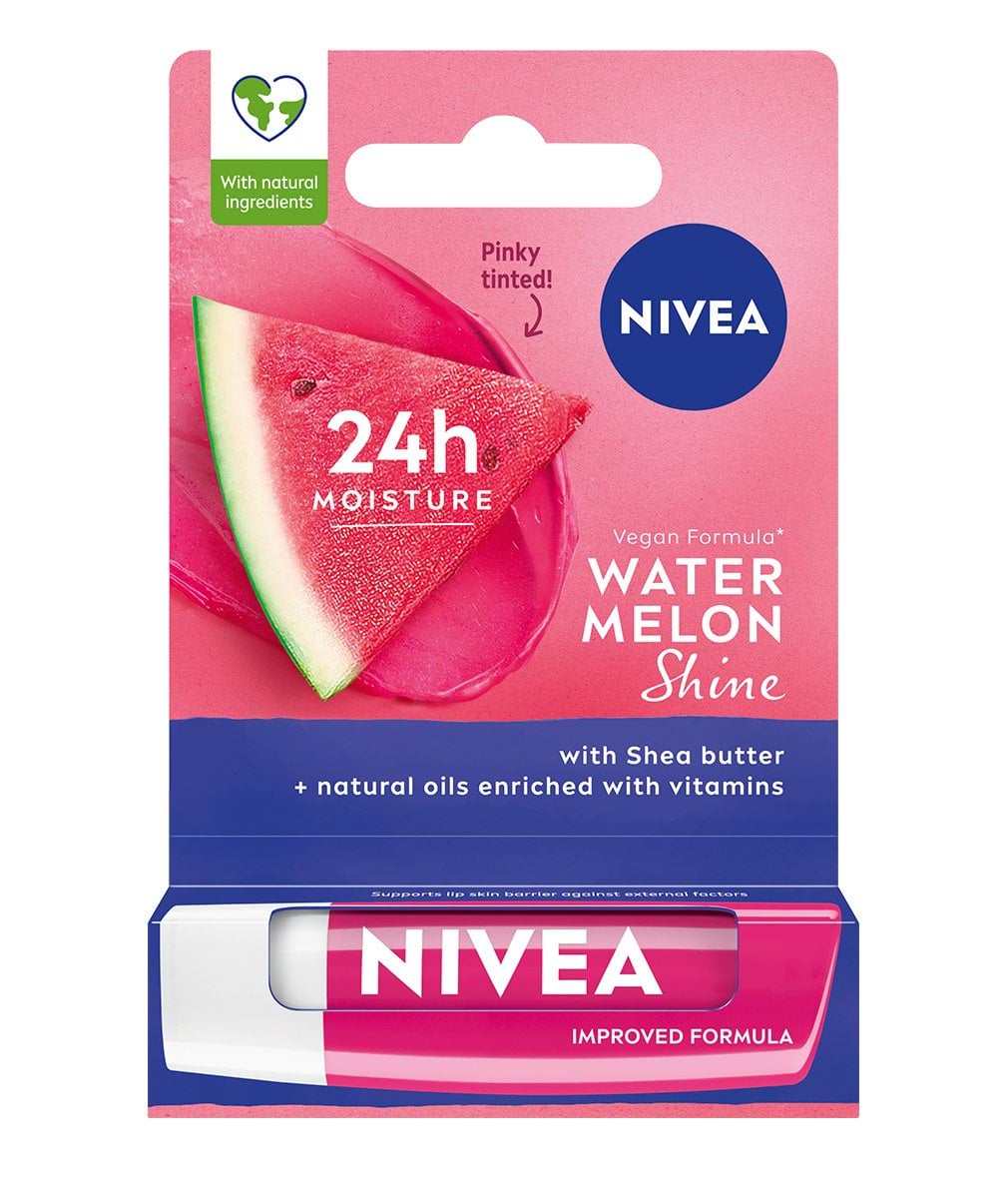 Бальзам для губ Nivea Арбузное сияние, 4.8 г