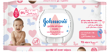 JOHNSON'S® для детей влажные салфетки «Нежная забота» 72 шт