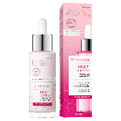 Сироватка для обличчя, шії, декольте з мультипептидами Eveline Serum Shot, 30 мл