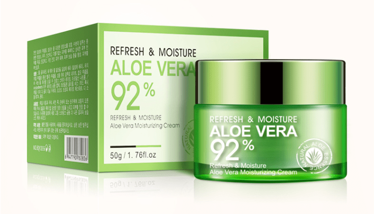 Крем-гель для обличчя BIAOQUA освіжаючий та зволожуючий з екстрактом Алое Віра 92%, 50 г