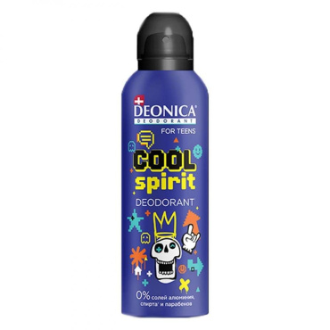 Дезодорант спрей Deonica Cool Spirit для хлопчиків від 8 років , 125мл
