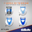 Бритва-стайлер Gillette Fusion5 ProGlide Styler (1 змінна касета ProGlide Power + 3 насадки для моделювання бороди / вусів) фото 5
