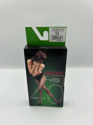 FRESCO колготы женские с широким поясом на бедрах Comfort 20den nero 4, mini